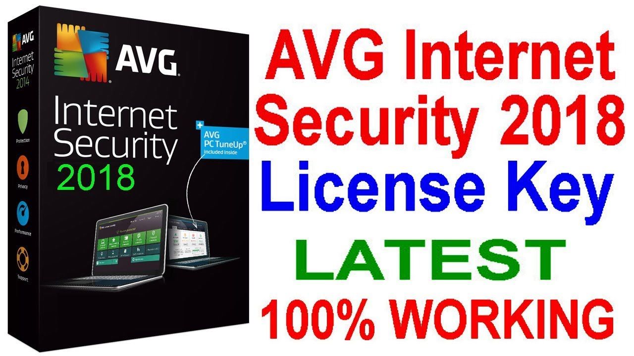 Avg Internet Security 2018 Key